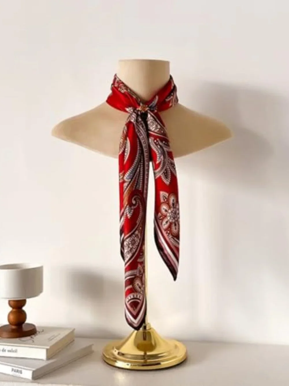 100% Pure Mulberry Silk Square Scarf 26x26 Neckerchief Hair Scarf Gift